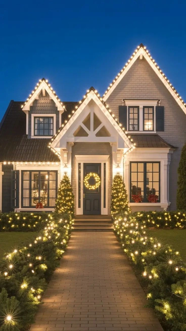 Holiday lights installation